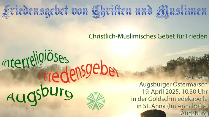 Friedensgebet von Christen und Muslimen