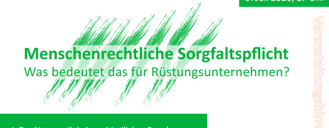 Menschenrechtliche Sorgfaltspflicht