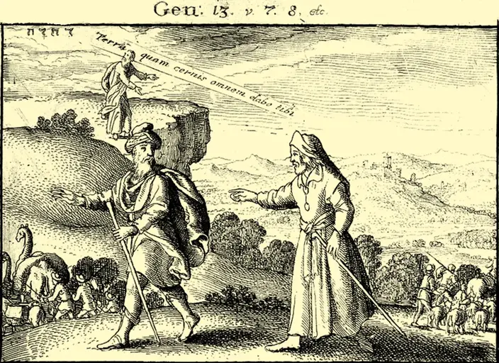 Abraham und Lot trennen sich Abraham und Lot trennen sich