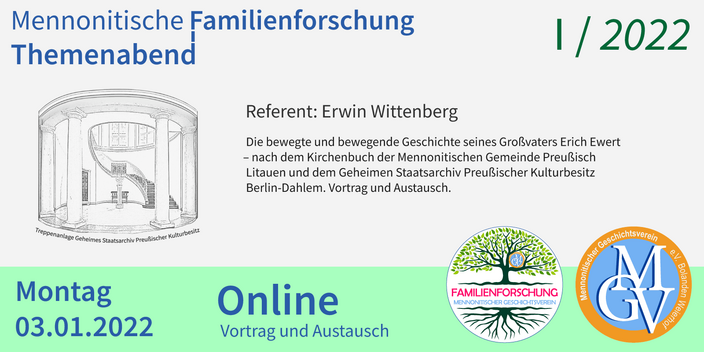 Mennonitischen Geschichtsverein, Erich Ewert.