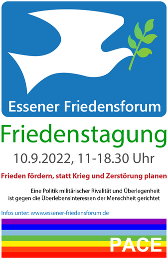 Essener friedensforum. Friedenstagung Essener friedensforum. Friedenstagung