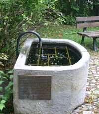 Täuferbrunnen in Hörbach Täuferbrunnen in Hörbach