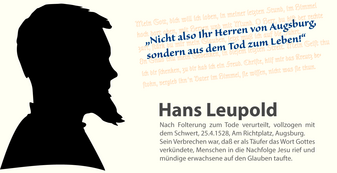 Grafik: Hans Leupold, Leupold Hans, Leopold Schneider, Wiedertäufer Täufer.