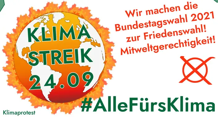 Klimaproteste, Klimastreik, Klima Demonstration, Klimaprotest, Klimademonstrationen.