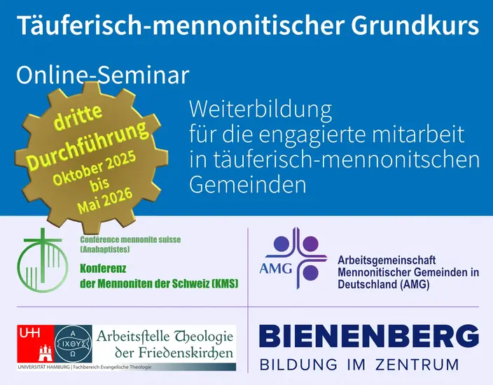Täuferisch-mennonitischer Grundkurs 2025/26.