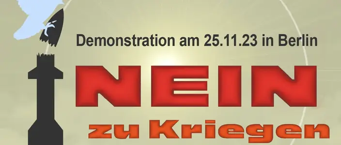 Demo Berlin, nein zu Kriegen! Friedensdemo