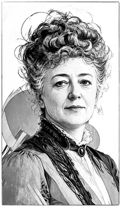 Bild von Bertha von Suttner.