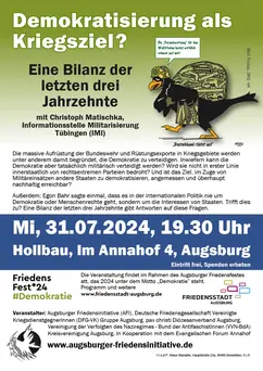 Demokratisierung als Kriegsziel Demokratisierung als Kriegsziel