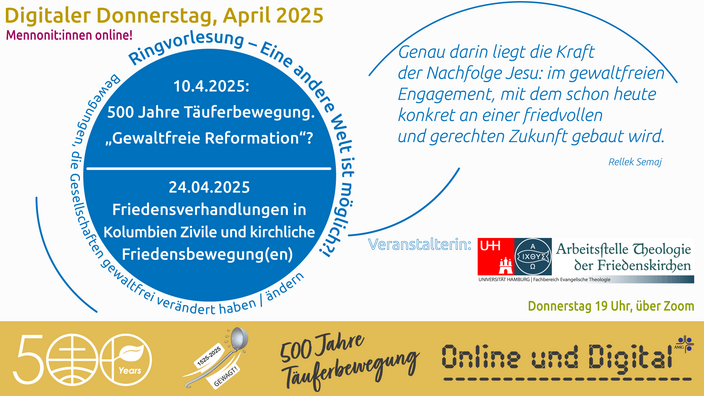 Digitaler Donnerstag, Gewaltfreie Bewegungen.