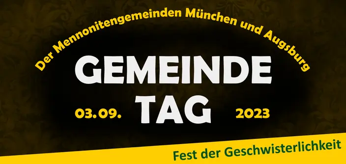 Mennoniten Gemeindetag, Mennonitischer Gemeindetag in Augsburg.