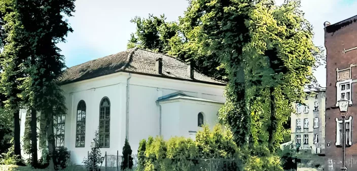 ehemaligen Mennonitenkirche in Obernessau, Polen.