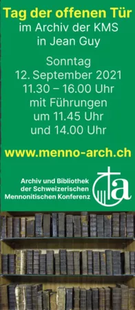 Archiv Mennoniten, Bibliothek der Schweizerischen Mennonitischen Konferenz (ABKMS), Täufergeschichte.