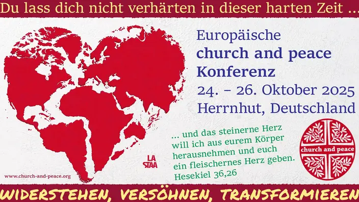 Europäische church and peace Konferenz 2025 Europäische church and peace Konferenz 2025