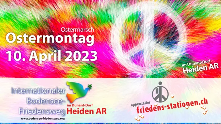 Ostermarsch Internationale Bodensee-Friedensweg 2023.