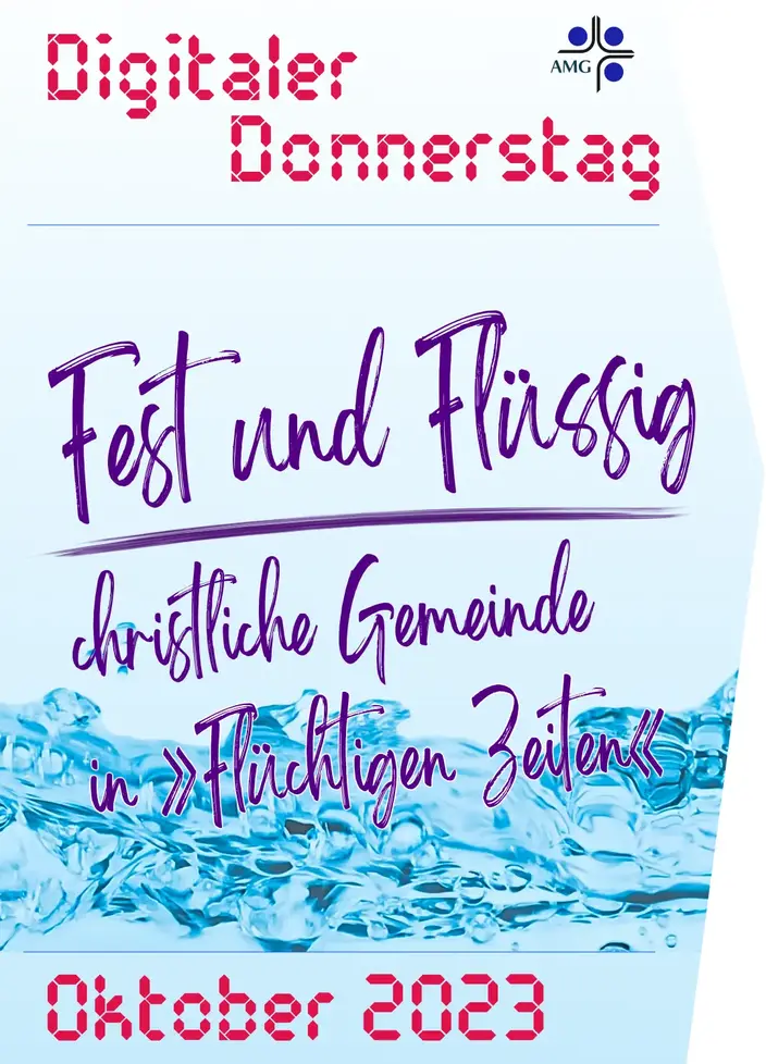 Digitaler Donnerstag Mennoniten, fest und flüssig. Digitaler Donnerstag Mennoniten, fest und flüssig.