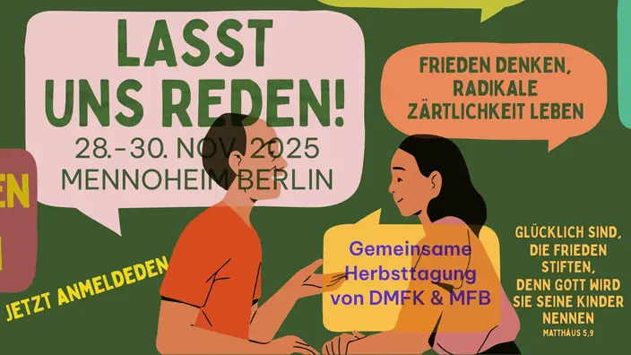 Friedenstagung 2025: "Lasst uns reden!"