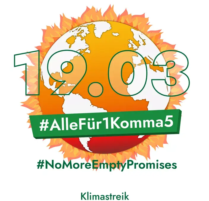 Klimastreik, Klima Demonstration, Klimaproteste, Klimademonstrationen