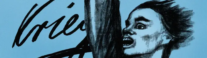 Nie wieder Krieg, Bild Käthe Kollwitz. J Version.