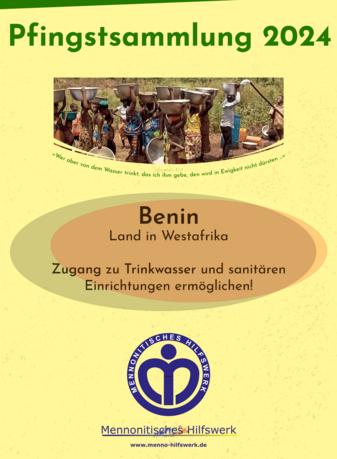Pfingstsammlung Hilfsorganisation Benin
