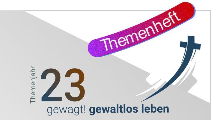 Täuferbewegung. Themenheft „gewagt! gewaltlos leben“ 2023, 500 Jahre Gewagt, 1525 bis 2025 Täufergeschichte.