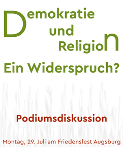 Friedensfest Demokratie und Religion in Augsburg. Friedensfest Demokratie und Religion in Augsburg.