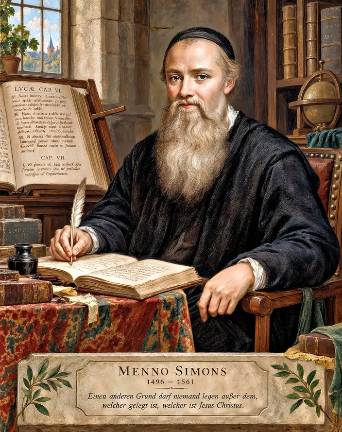 Bild: Menno Simons (1496 – 1561)