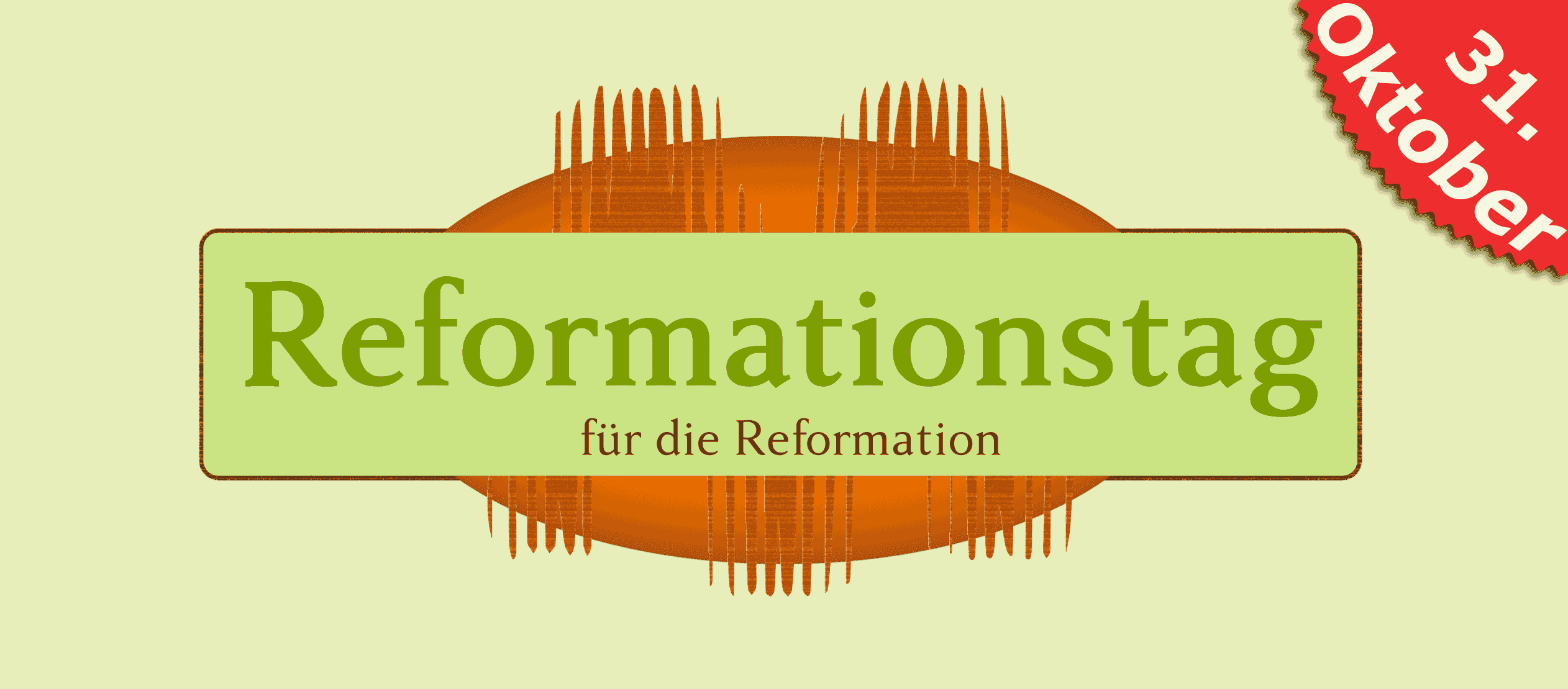 Reformationstag für die Reformation, Reformation Day oder Reformationsdag. 2024