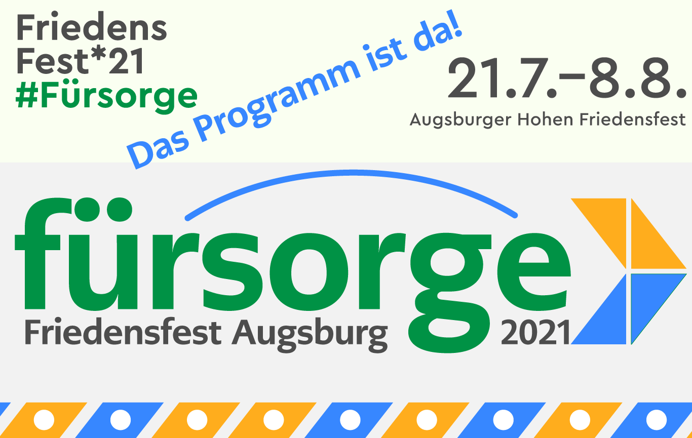 Programmheft zum Augsburger Hohen Friedensfest 2021.