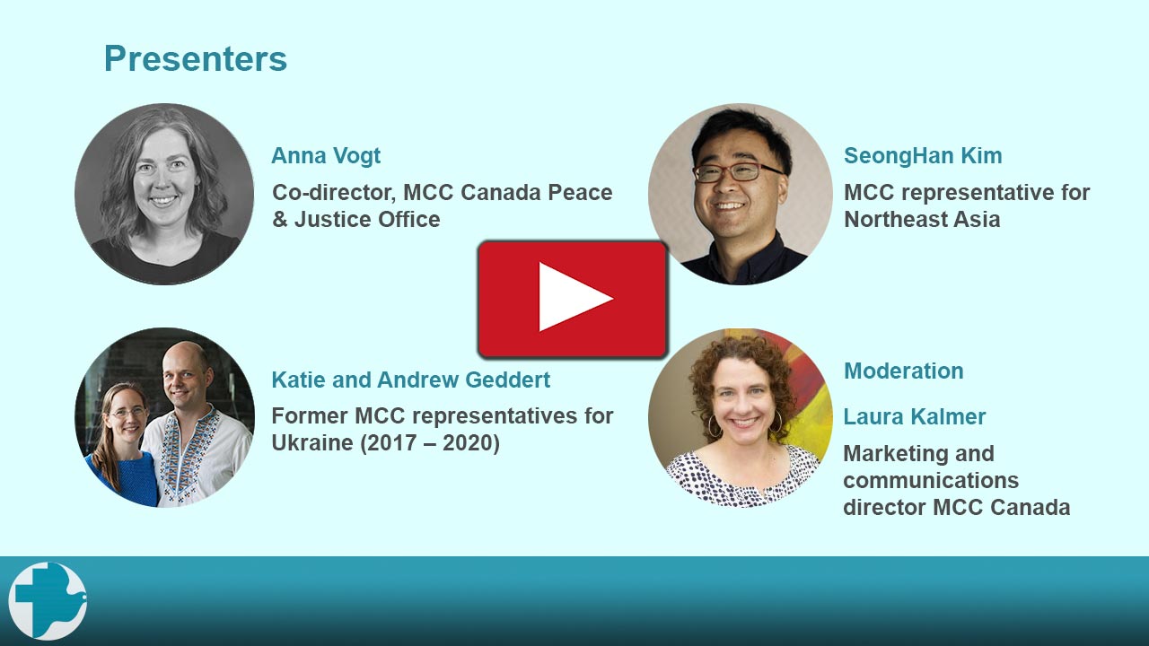 Mennonite Central Committee, war and peace, MCC's peacebuilding work.