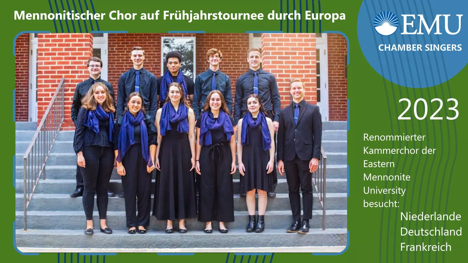 EMU Chamber Singers Europe Tour.