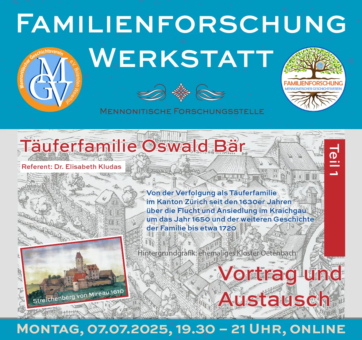 Oswald Bär, Täufer Kanton Zürich. Oswald Bär, Täufer Kanton Zürich.