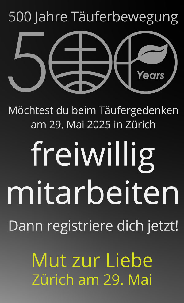 Täufergedenken Zürich 2025.