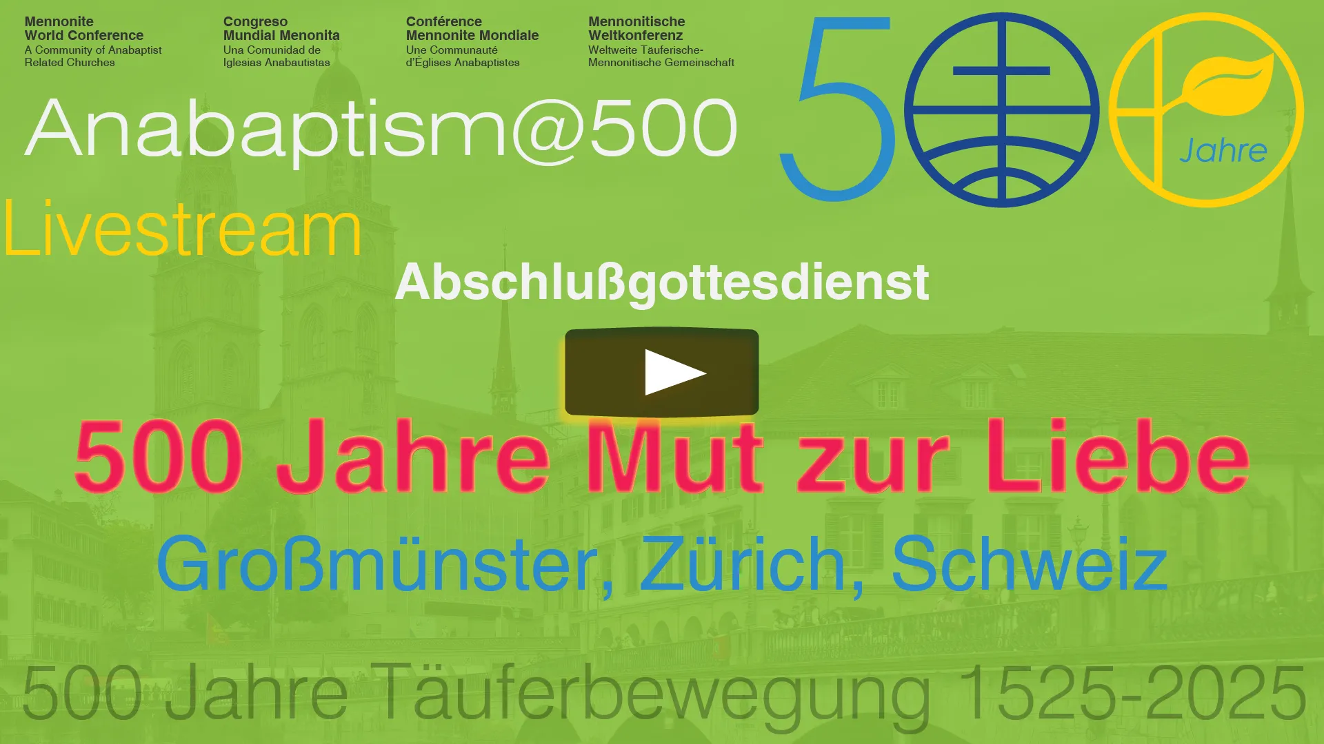 Abschlußgottesdienst im Großmünster, Zürich