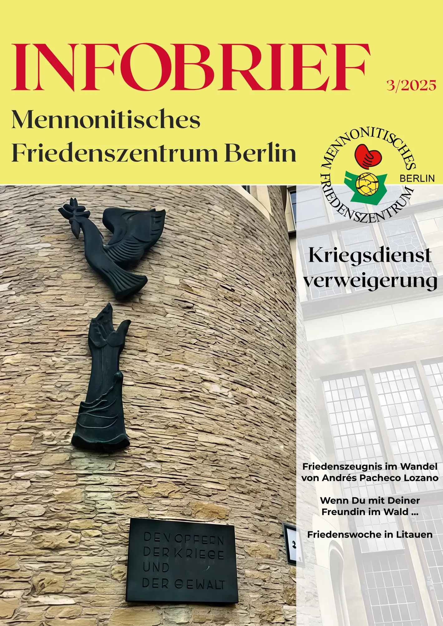 Infobrief Mennonitisches Friedenszentrum Infobrief III – 2025.
