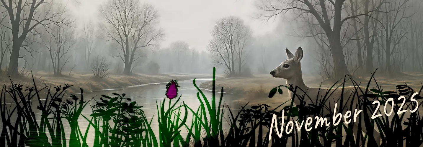 Wild Church Augsburg in Bayern im November.